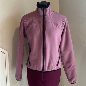 Ariat Equestrian Mauve Pink Wind & Water Resistant Soft Shell Jacket Sz S